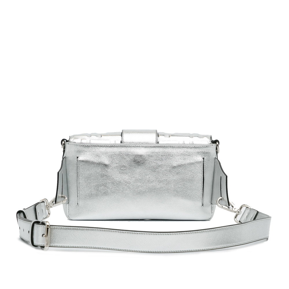 Pre-Loved Fendi Prints On Zucca Embossed Convertible Baguette Belt Bag - Picture 4 of 10